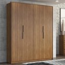 Ver imagem 1 de Guarda Roupa Casal 4 Portas e 3 Gavetas Grécia - Amêndola Touch