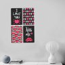 Kit Quadros Decorativos De Amor Para Quarto - 4