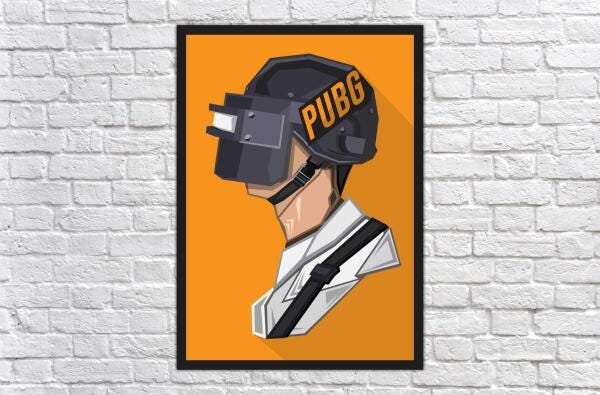 Quadro Decorativo Battlegrounds Games Jogos Moldura Salas - 2