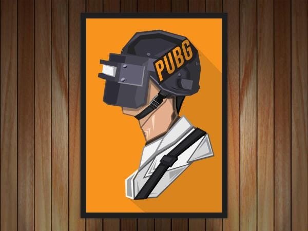 Quadro Decorativo Battlegrounds Games Jogos Moldura Salas - 4