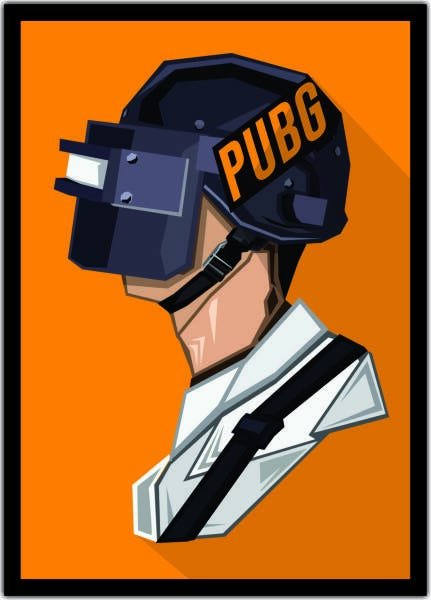 Quadro Decorativo Battlegrounds Games Jogos Moldura Salas - 1