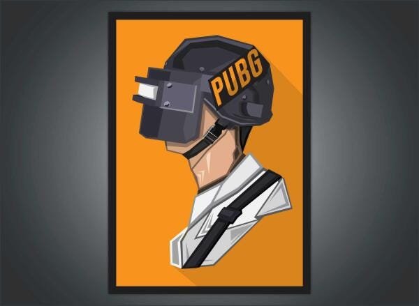 Quadro Decorativo Battlegrounds Games Jogos Moldura Salas - 3