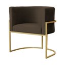 Ver imagem 4 de Kit 02 Poltronas Luana Veludo Cores - DS Estofados - Marrom