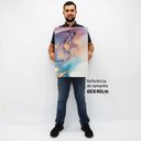 Ver imagem 2 de Quadro Decorativo em Canvas Abstrato Aquarela Moderno TaColado Moldura Flutuante 4,5cm Preta 60 x 40