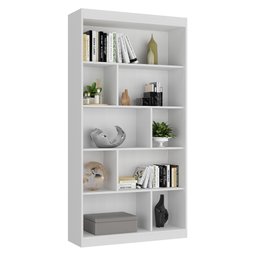 Estante para Livros 4 Prateleiras 181cmx93cm Home Office Espresso Móveis - 2