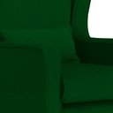 Ver imagem 4 de Poltrona Amamentação Balanço Aurora Suede Verde - Lm Decor