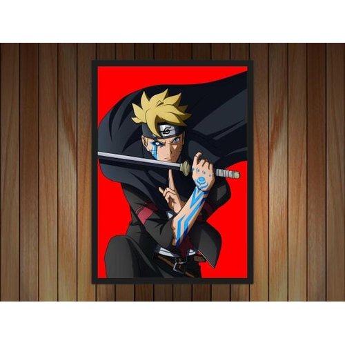 Quadro Decorativo Poster Naruto Shippuden Desenho Anime em Promoção na  Americanas