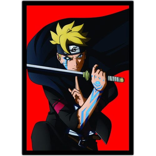 Quadro Anime Naruto Shippuden Desenho Com Moldura G01