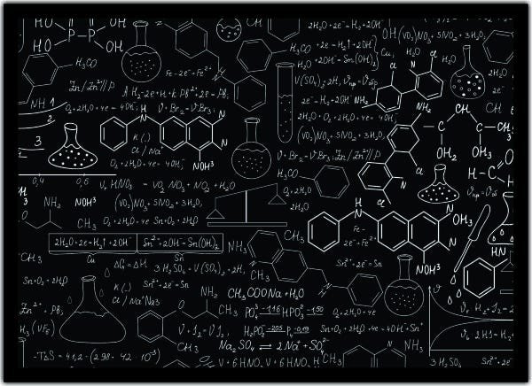 Quadro Farmácia Ciências Laboratório Química Com Moldura 8 - 1