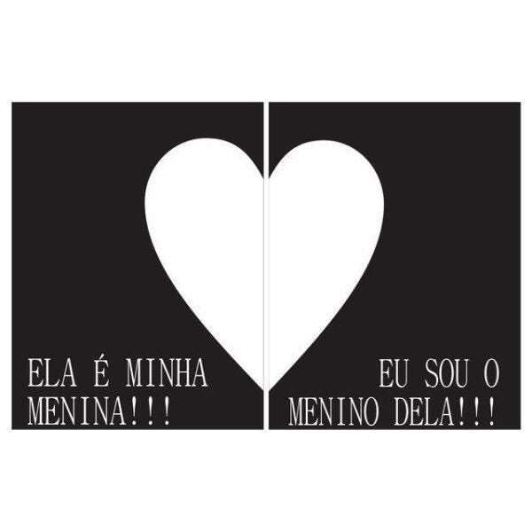 Quadro Casal Decorativo - Eu sou o Menino Dela 40x50 - 1