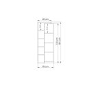 Ver imagem 4 de Armário para Escritório 2 Portas com Estante Home Office Hecol