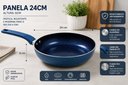 Ver imagem 3 de Frigideira Antiaderente Cerâmica 24cm - Azul