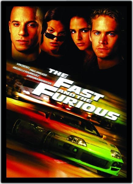 Quadro Velozes Furiosos Cinema Filmes Com Moldura G01 - 1