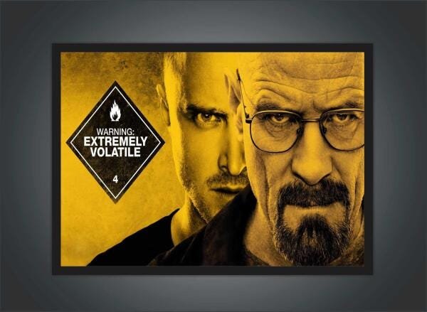 Quadro Decorativo Breaking Bad Cinema Filmes com Moldura G10 - 4