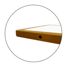 Prateleira Decorativa para Quarto Sala Escritório Canyon - Dourado/branco - 4