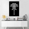 Quadro Decorativo Elefante Linhas 1 Peça - 1