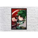 Ver imagem 4 de Quadro Anime Boku No Hero Academia Desenho Com Moldura G04