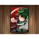 Ver imagem 2 de Quadro Anime Boku No Hero Academia Desenho Com Moldura G04
