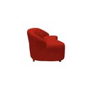 Ver imagem 5 de Namoradeira Sofá Feijão Cancún 150cm Orgânica Couro Vermelho