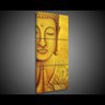 Quadro Decorativo 122X60 Sala Quarto Abstrato Buda Amarelo - 6