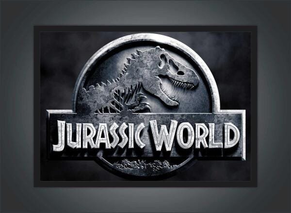 Quadro Jurassic Park Cinema Filmes Com Moldura G01 - 2