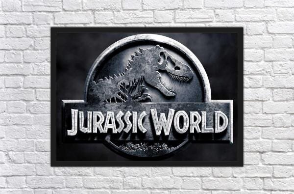 Quadro Jurassic Park Cinema Filmes Com Moldura G01 - 4