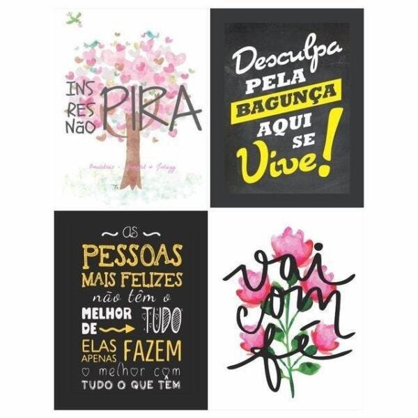 Quadros Frases Divertidas Decorativo 40X50 - 1