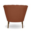Ver imagem 5 de Poltrona Pétala Flor Decorativa Suede Terracota