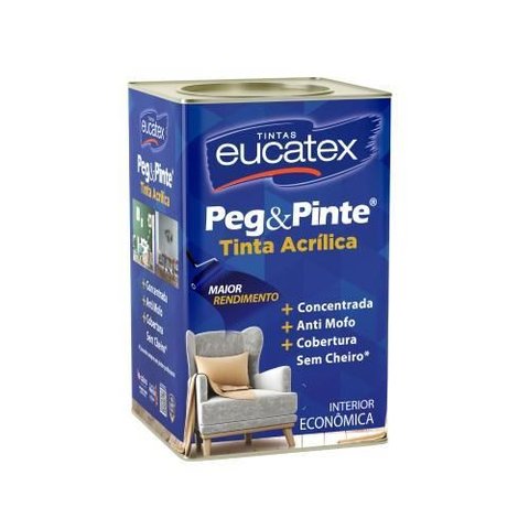 Tinta Economica Peg e Pinte Acrilica Verde Piscina 18 Litros