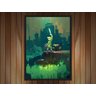 Quadro Decorativo Zelda Games Jogos Moldura G01 - 3