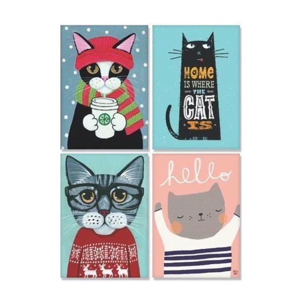 Quadros Gatinhos Para Alegrar E Decorar Sua Casa 22X30 - 1