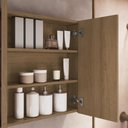Ver mais imagens de Armario Espelheira para Banheiro 100cm com 3 Portas Lavinia