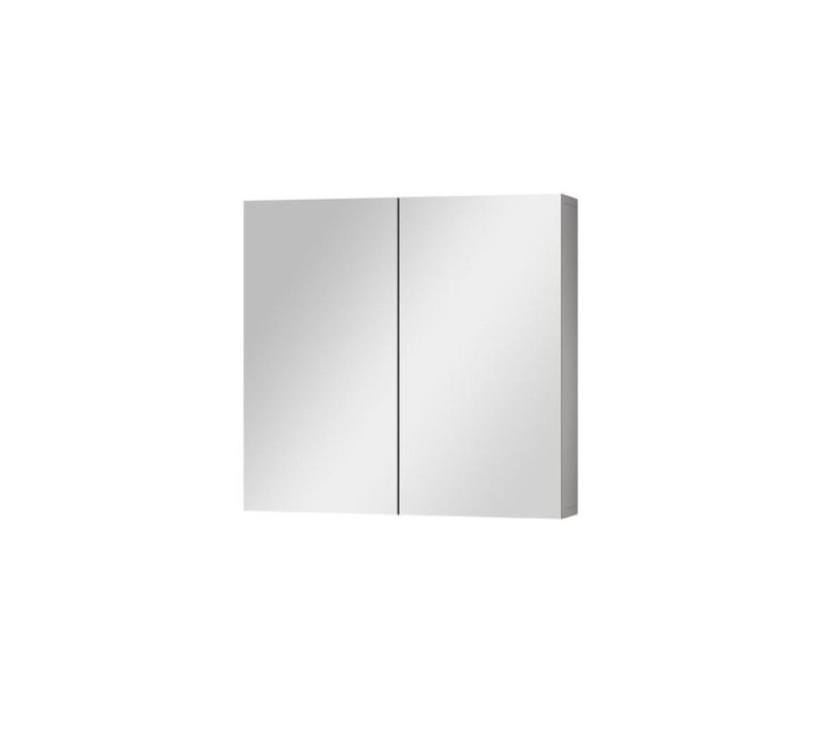 Espelheira De Parede Para Banheiro Life 60x57x14 Cor: Cinza - 2