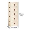 Armario Organizador Dobravel 5 Andares Empilhavel Porta Objetos Roupas Acessorios Organizaçao Quarto - 2