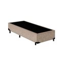 Ver imagem 1 de Base Box Solteiro Extremo Reforçado Suede Homequeen Bege 40x78x188