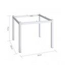 Ver imagem 3 de Base para Mesa de Jantar Califórnia P403 Prata/Cromado