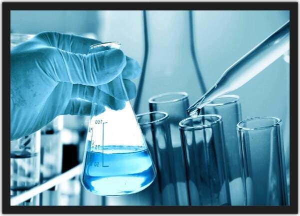Quadro Farmácia Ciências Laboratório Química Com Moldura 4 - 1