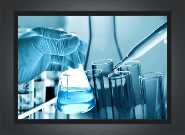 Quadro Farmácia Ciências Laboratório Química Com Moldura 4 - 3