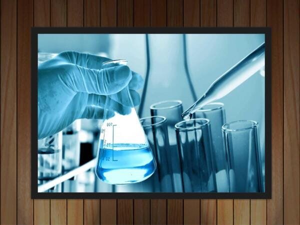Quadro Farmácia Ciências Laboratório Química Com Moldura 4 - 4
