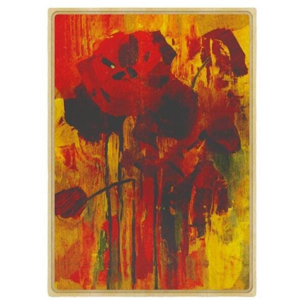 Quadro Trenddecor Flores 03 Borda Em Rebaixo 75X50Cm - 1