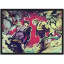 Ver imagem 1 de Quadro Anime Jojo'S Bizarre Adventure Desenho Com Moldura