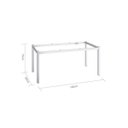 Ver imagem 3 de Base para Mesa de Jantar Califórnia P416-10 