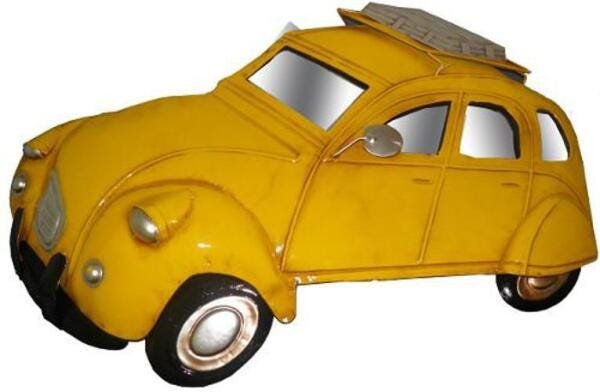 Quadro Carro Fusca Espelhado Parede Decoraçao Vintage Retro - 1