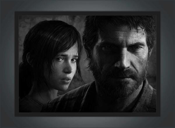 Quadro Decorativo The Last Of Us Games Jogos Com Moldura 08 - 3