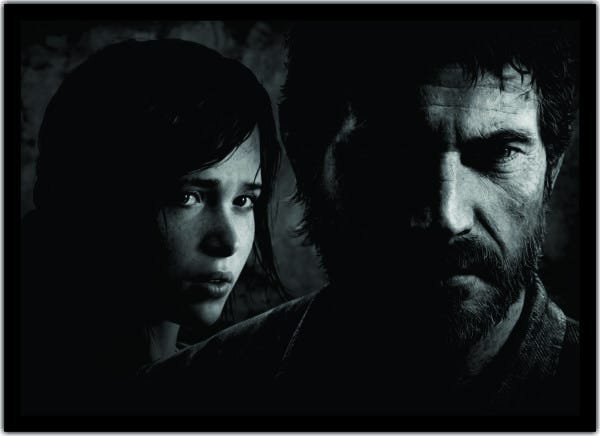 Quadro Decorativo The Last Of Us Games Jogos Com Moldura 08 - 1