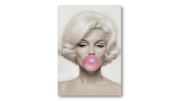Quadro Decorativo Company Art Merilyn 30X40Cm Em Metal - 1