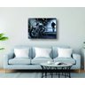 Quadro Mosaico Moto Harley 6 Peças - Impressão Uv - 1