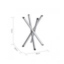 Ver imagem 3 de Base para Mesa de Jantar Geórgia P460 Prata