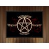 Quadro Decorativo Bruxas Wicca Com Moldura Salas Quartos G02 - 3