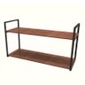 Prateleiras Nicho Estilo Industrial com Suporte 35 X 25 Cm - Prateleira 40 Cm - 1